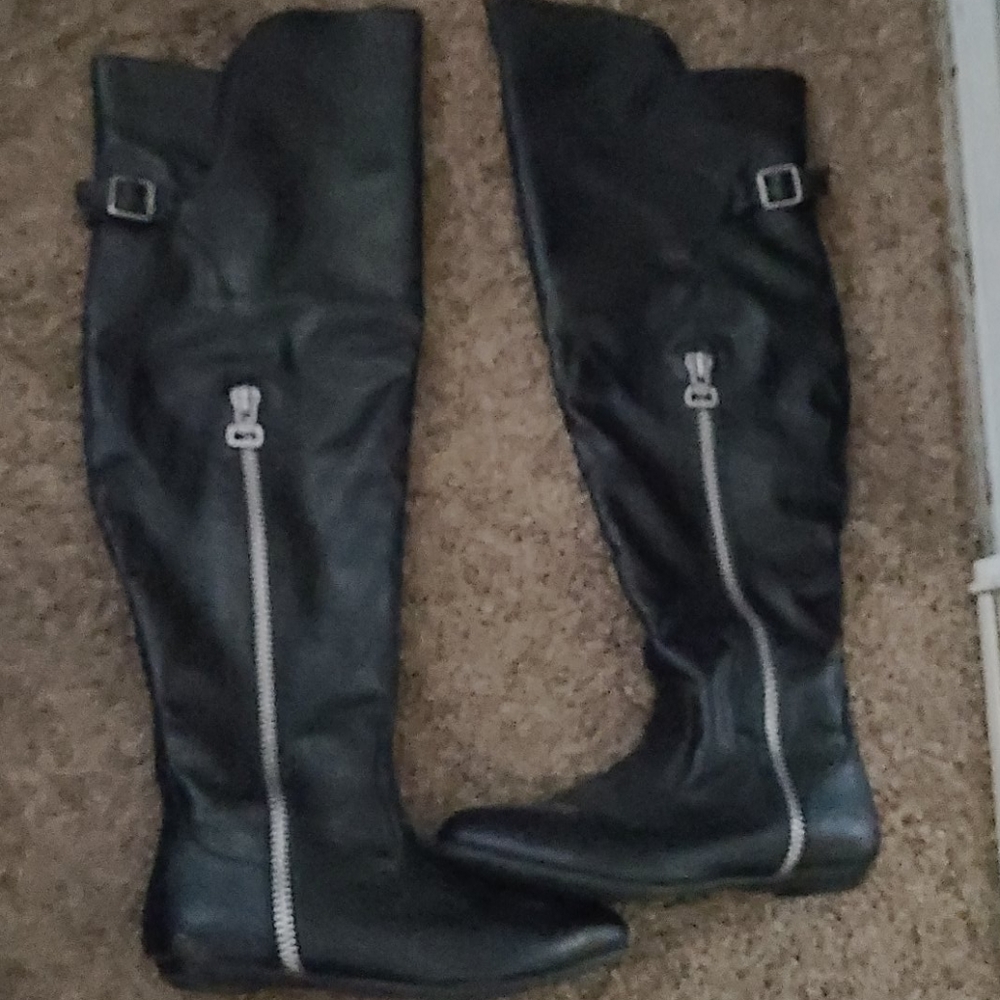 Knee high Leather boots